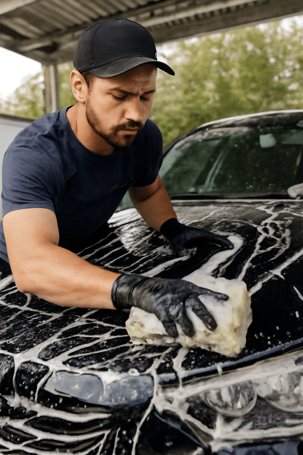 Professional hand car wash service